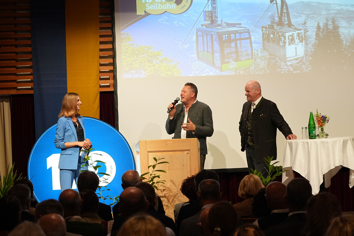 Festakt 100 Jahre Rax-Seilbahn