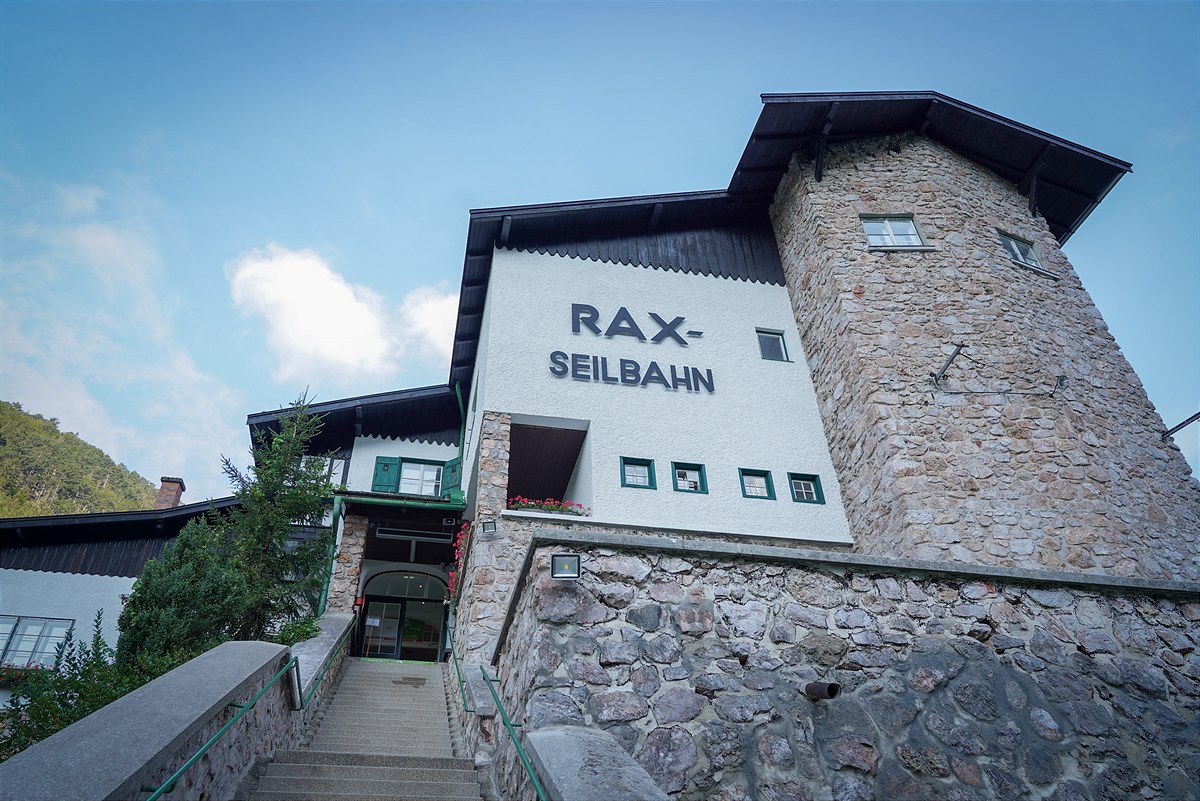 Talstation der Rax-Seilbahn
