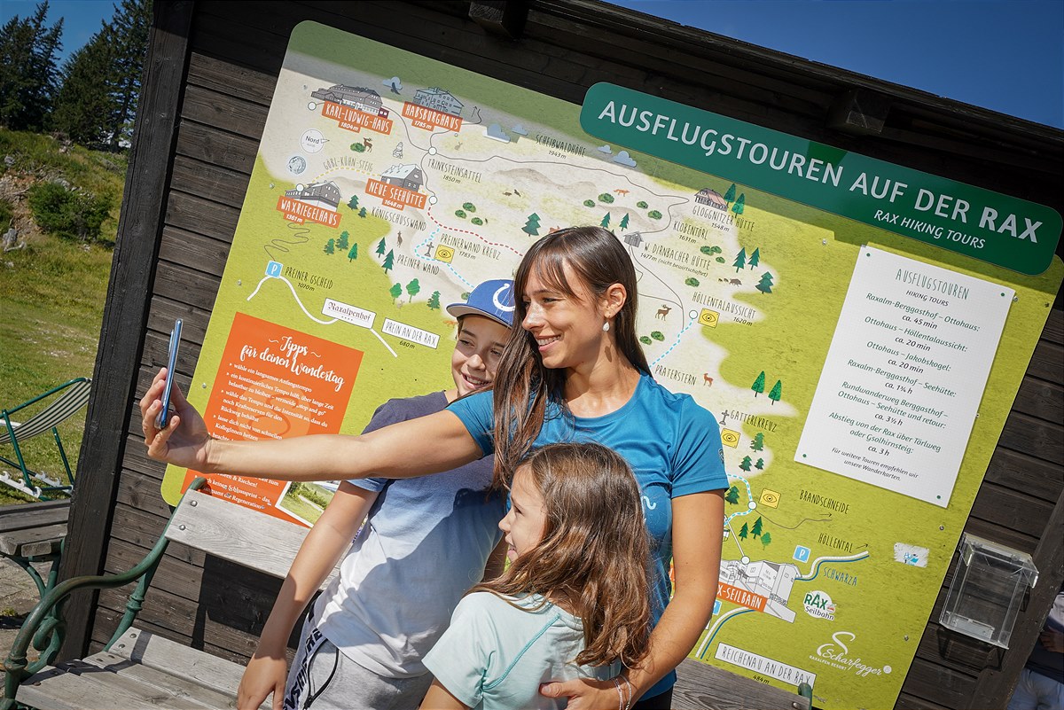Familienausflug auf der Raxalpe