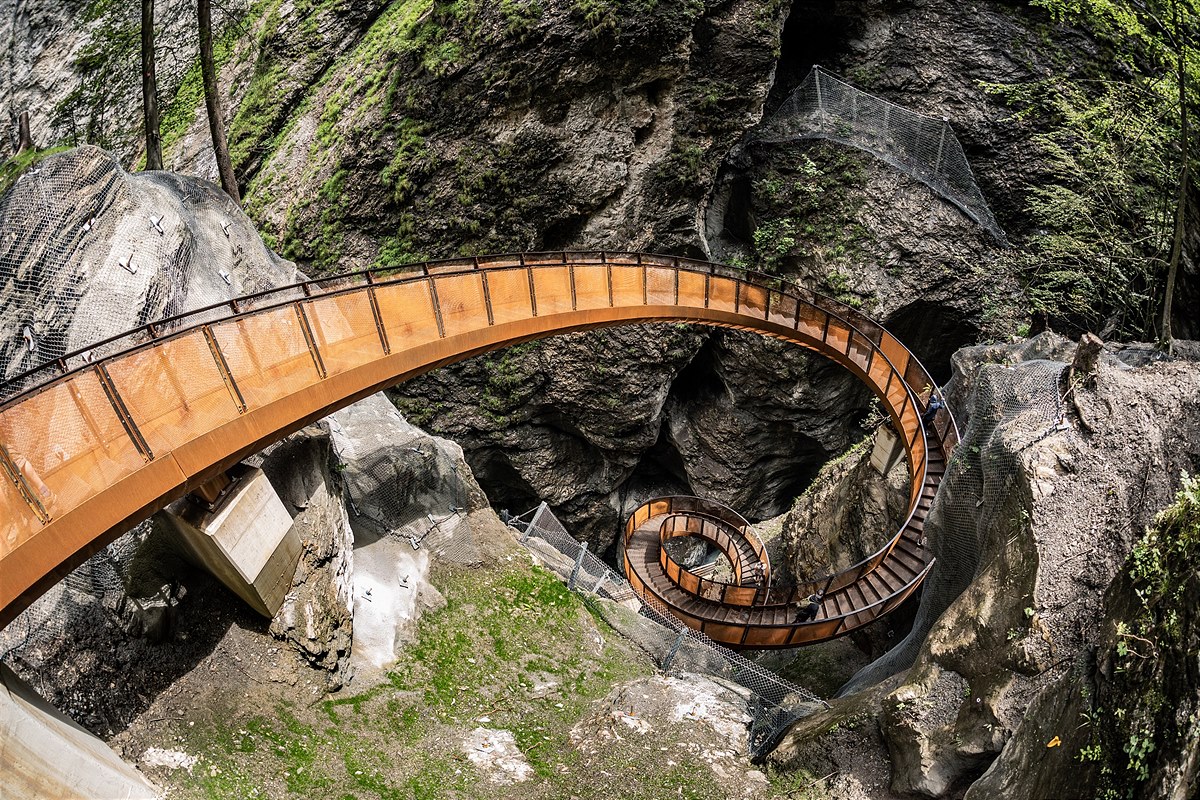 Liechtensteinklamm  Wendeltreppe Helix