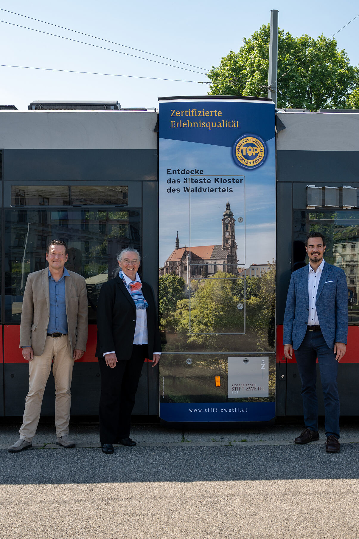 Straßenbahnaktion der TOP-Ausflugsziele Niederösterreichs