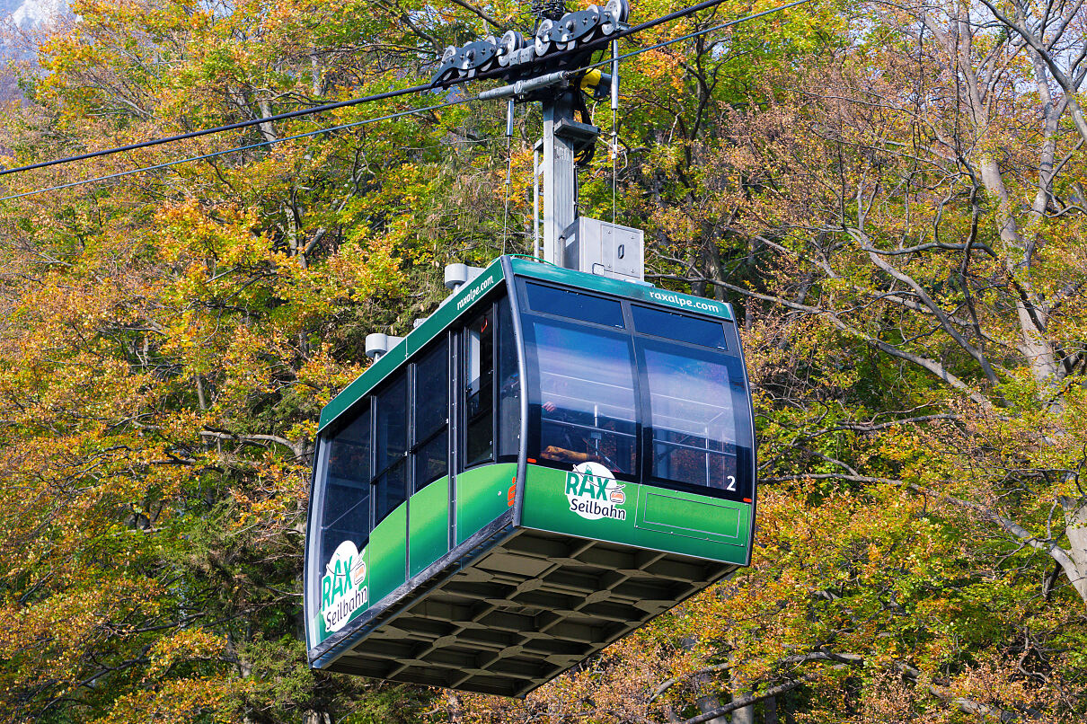 TOP-Ausflugsziel Rax-Seilbahn