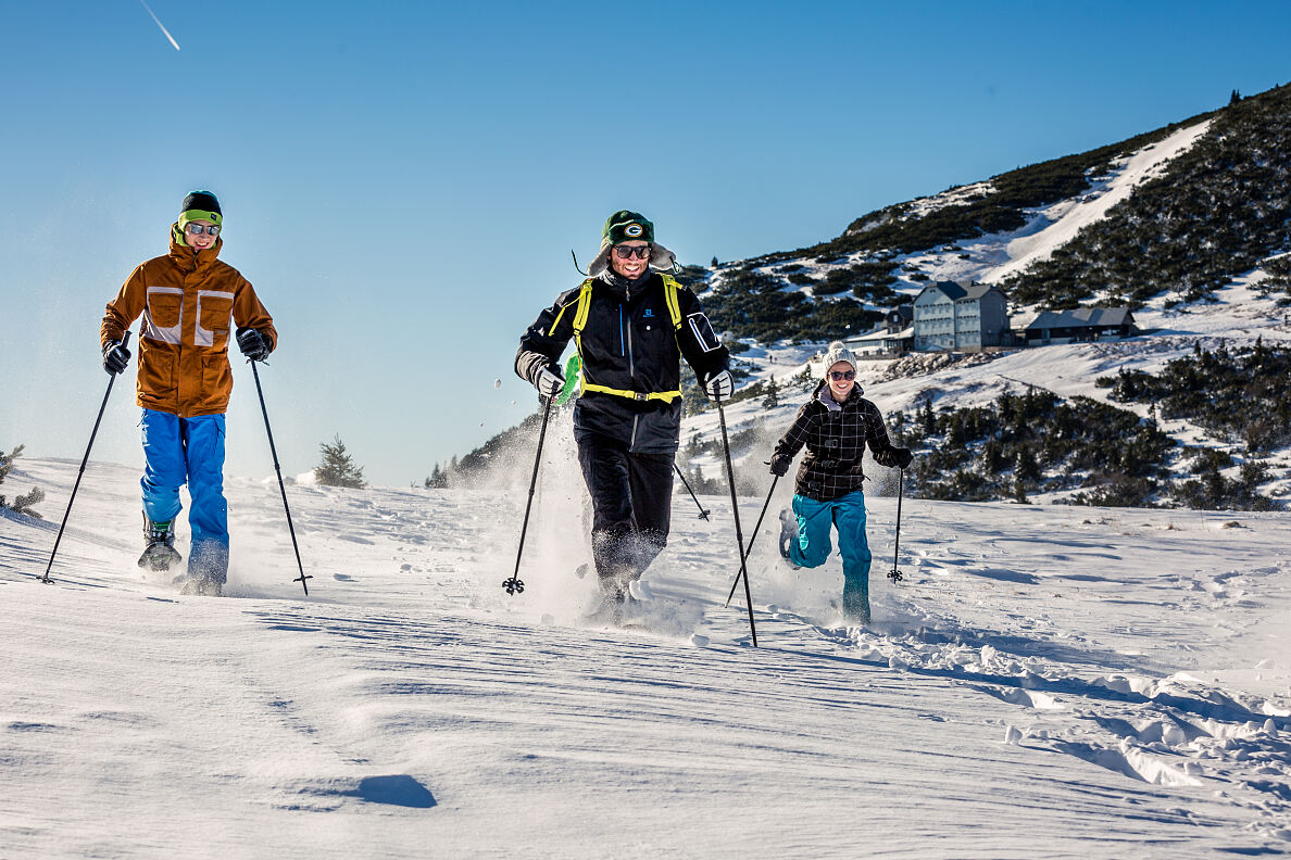 Raxalpe wird zum Schneeschuh-Winter-Wonderland