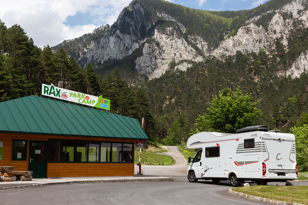 Camping am Fuße der Raxalpe