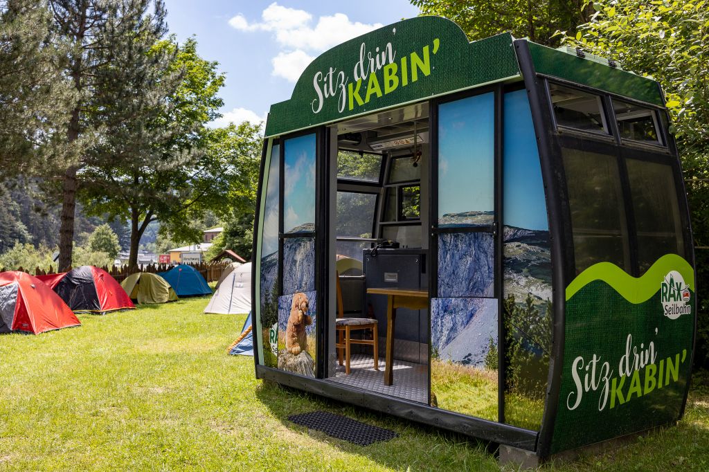 Camping am Fuße der Raxalpe