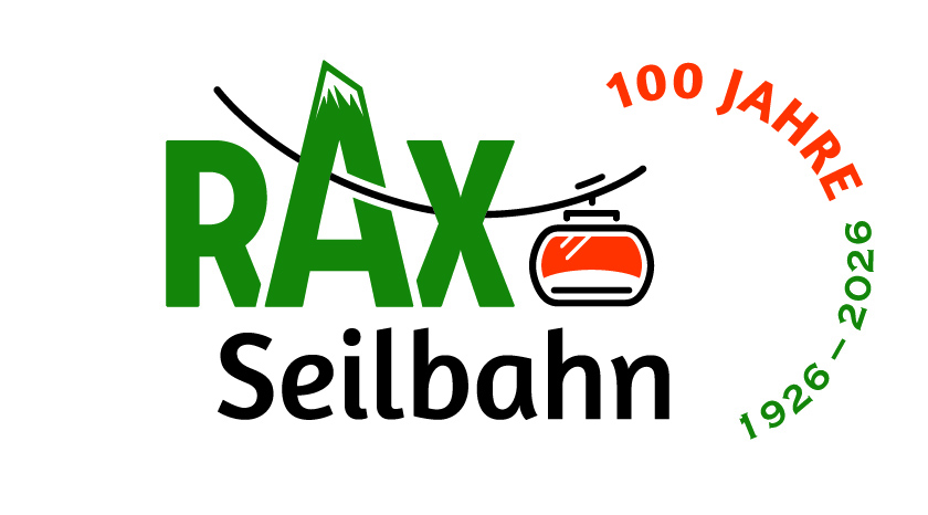 Logo 100 Jahre Rax-Seilbahn