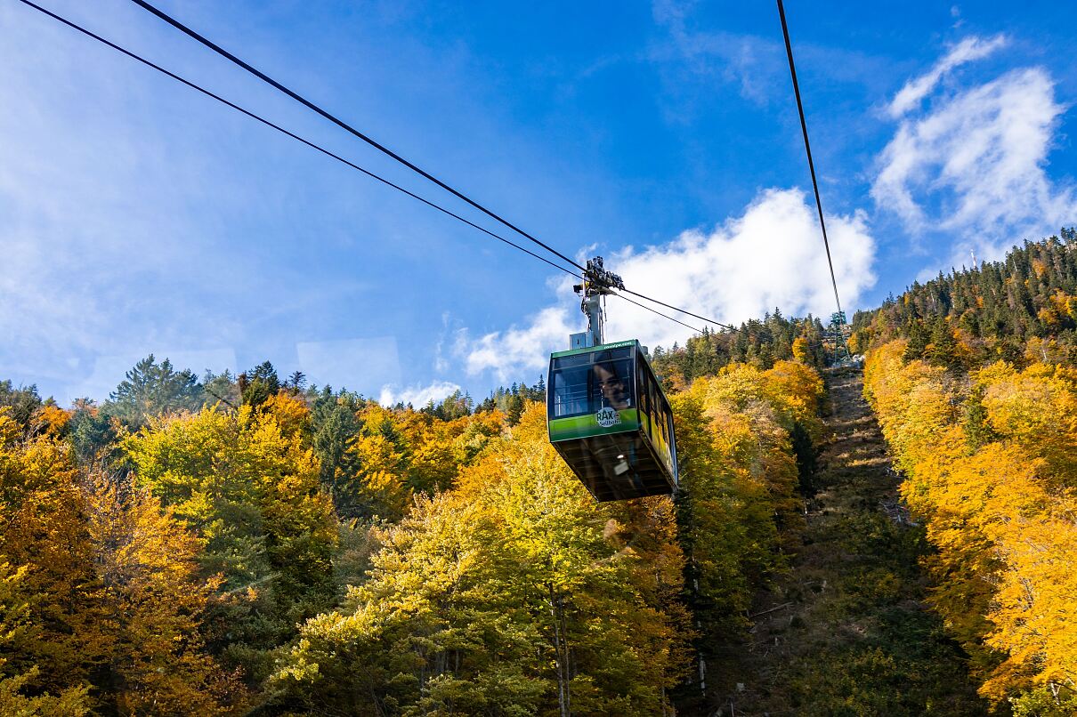 Rax-Seilbahn läutet Herbstsaison ein