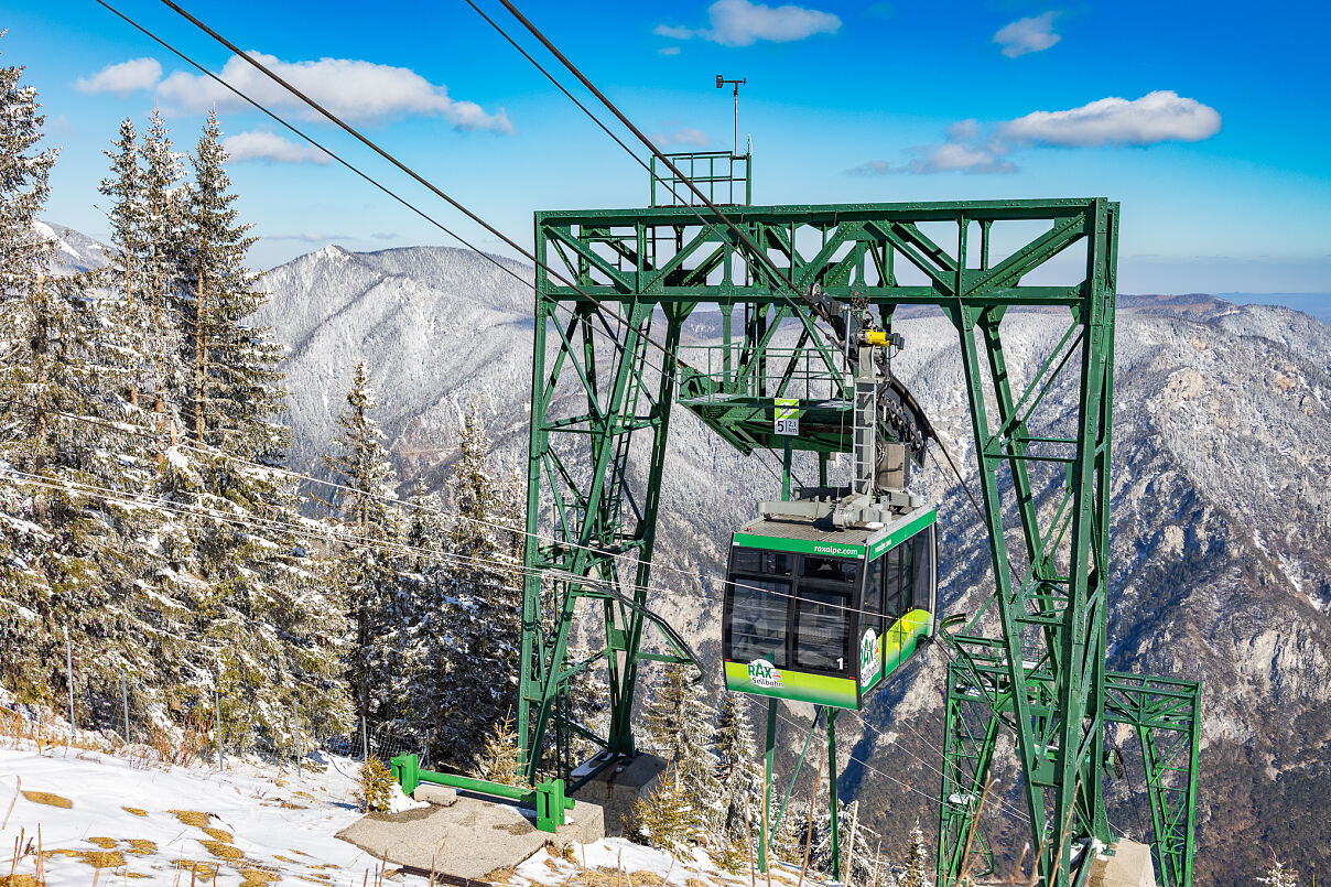 Rax-Seilbahn Winter