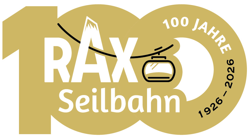 Logo 100 Jahre Rax-Seilbahn